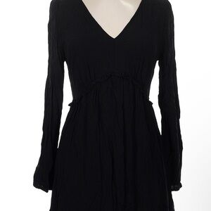 LOFT Black Long Sleeve Dress